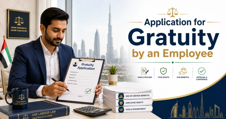 Application for Gratuity by an Employee