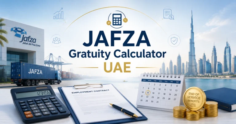 JAFZA Gratuity Calculator