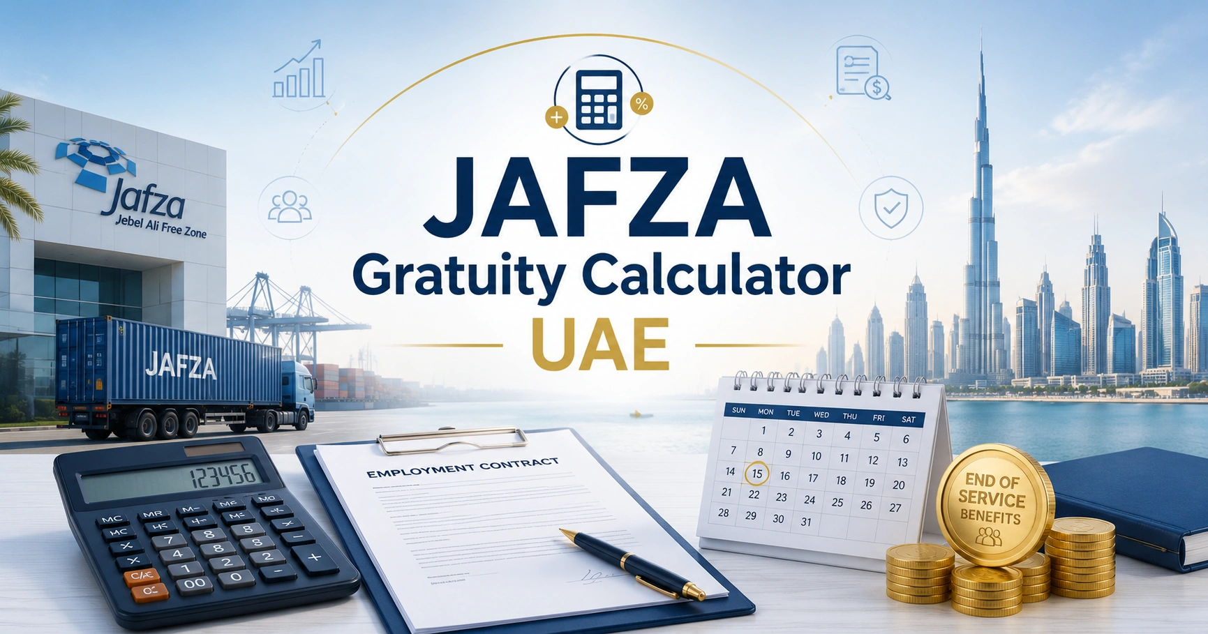 JAFZA Gratuity Calculator
