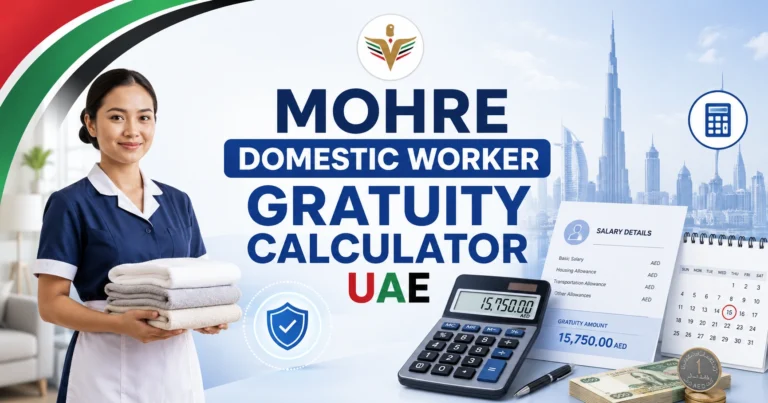 MOHRE Domestic Worker Gratuity Calculator