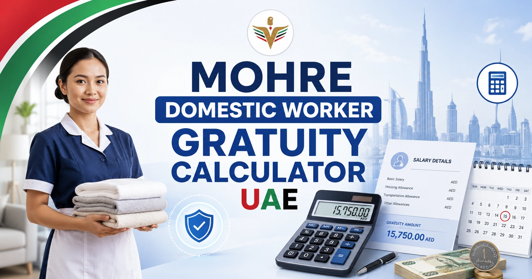 MOHRE Domestic Worker Gratuity Calculator