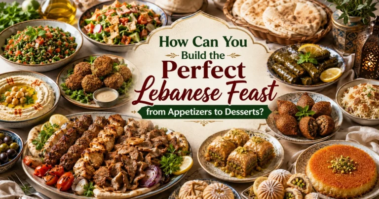 How Can You Build the Perfect Lebanese Feast from Appetizers to Desserts