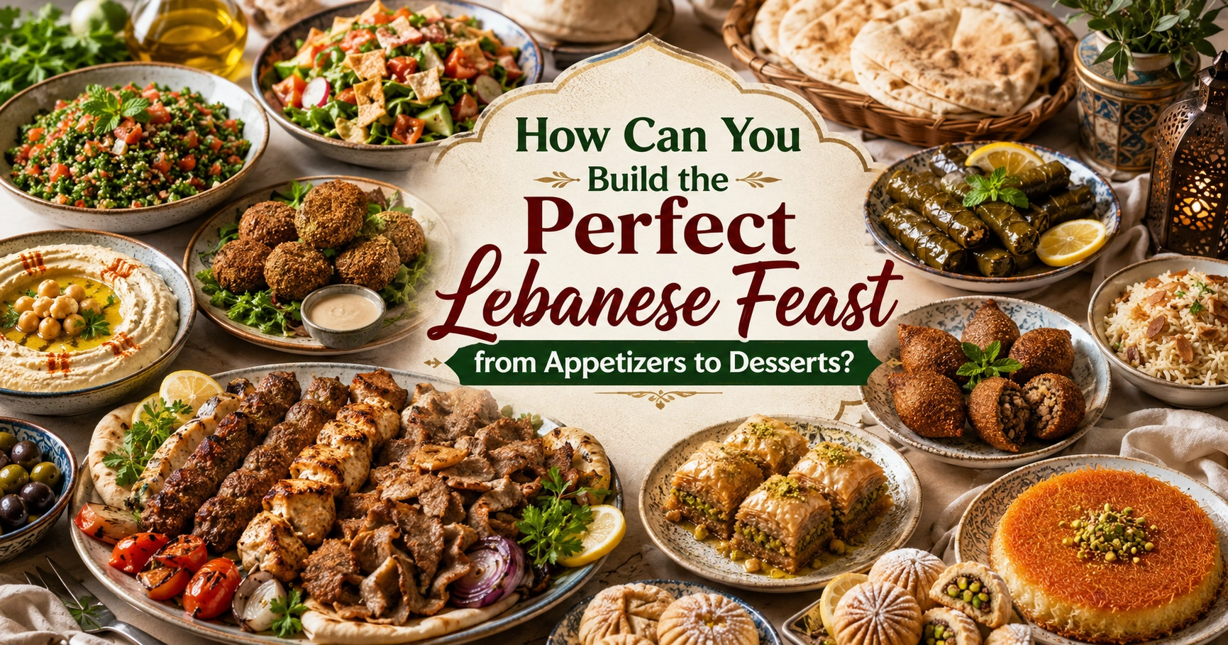 How Can You Build the Perfect Lebanese Feast from Appetizers to Desserts